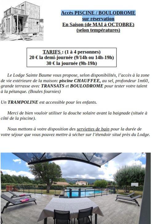 Le Lodge De La Sainte Baume Plan d'Aups Exterior photo
